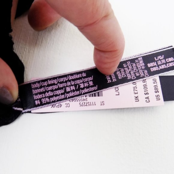 nwt Victoria's Secret bralette bra lingerie lace dragon embroidery design - Picture 5 of 12